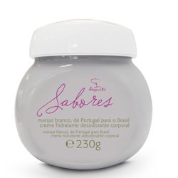 Jequiti Sabores: Creme Corporal Manjar Branco, 230g